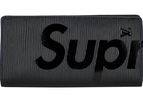 supreme lv brazza wallet|black louis vuitton wallet.